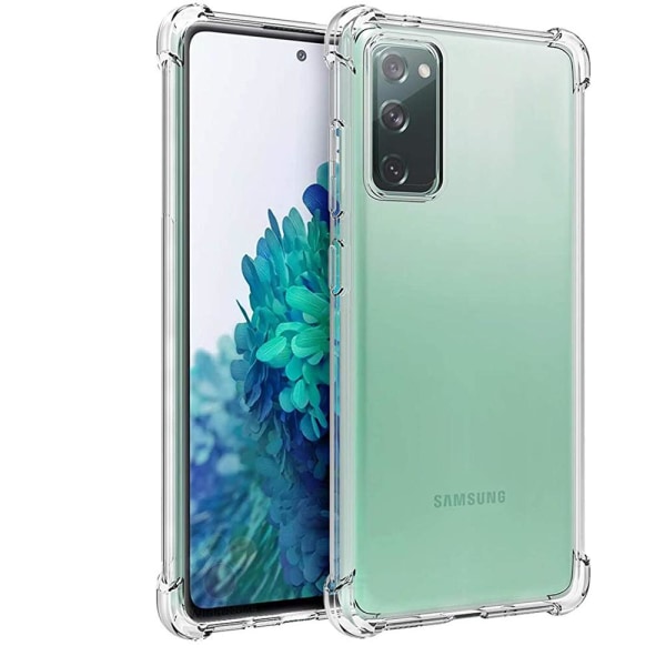 Samsung Galaxy A02S - Kraftig beskyttelsesveske (Floveme) Transparent/Genomskinlig
