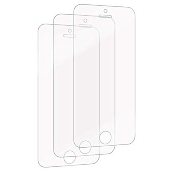 iPhone 5/5C/5S/5SE Skärmskydd 3-PACK Standard 9H HD-Clear