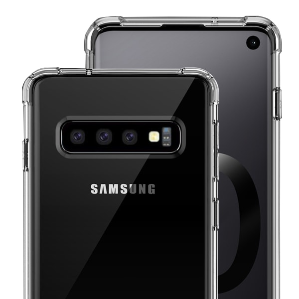 Samsung Galaxy S10 Plus - Silikonikotelo Transparent/Genomskinlig