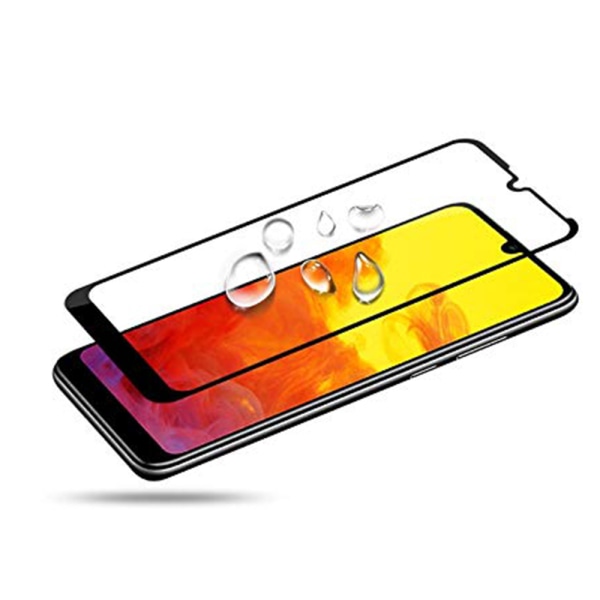 Skjermbeskytter 2.5D 2-PACK med Frame HD-Clear for Huawei P30 Lite Svart Svart