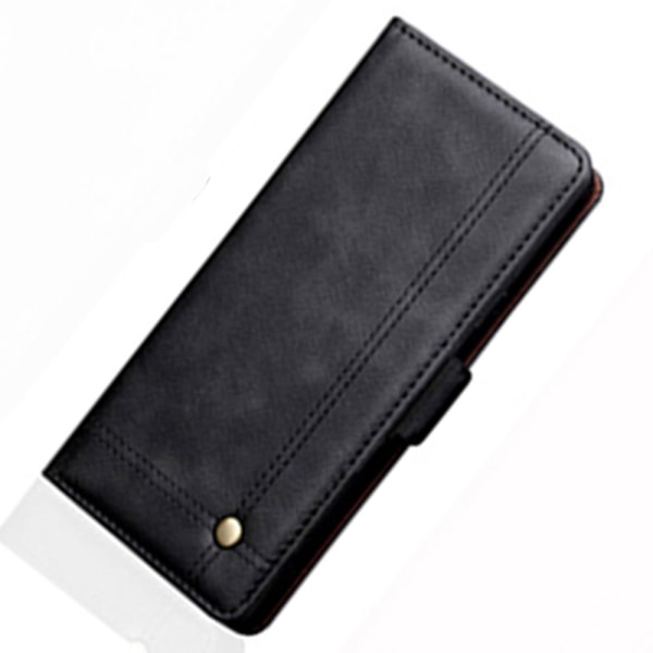 Samsung Galaxy Note10 - Leman's Stilsäkra Plånboksfodral Svart Svart