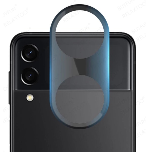 4-in-1 Galaxy Z Flip 3 Skärmskydd 2.5D Kameralinsskydd Transparent
