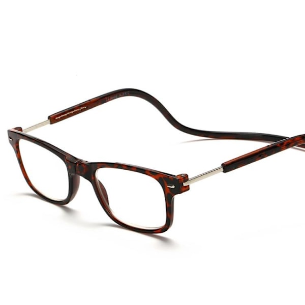 Älykkäät lukulasit (säädettävät) Leopardmönstrat +3.5