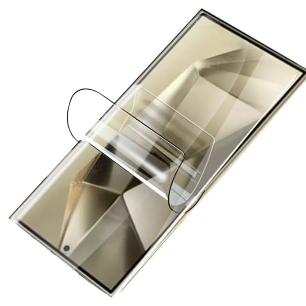 3-PAKK - Samsung Galaxy S24 Ultra - Gjennomtenkt skjermbeskytter i Hydr Transparent
