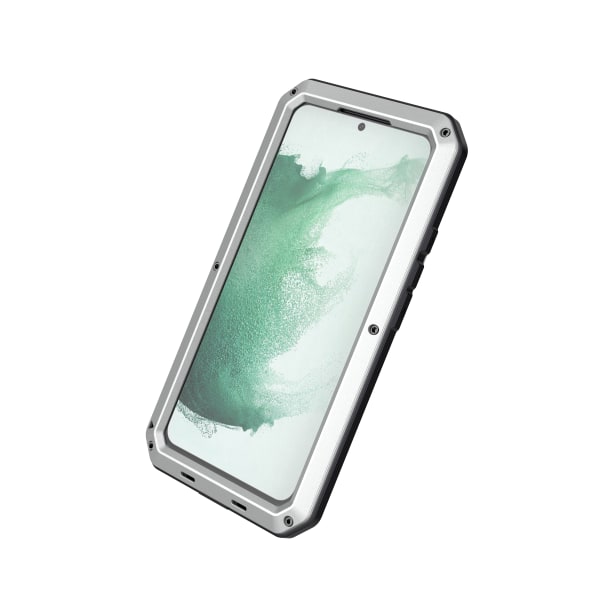 Samsung Galaxy S22 Plus - Kraftigt HEAVY DUTY Aluminiumfodral Silver