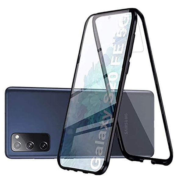 Samsung Galaxy S20 FE - Elegant Dubbelt MagnetSkal Blå