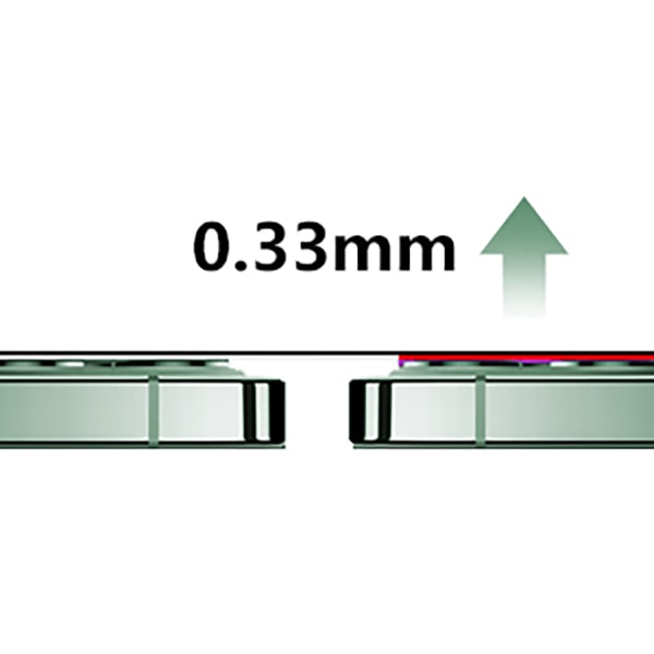 iPhone 14 Pro -kameran linssuojus Standard HD 0,3 mm Transparent