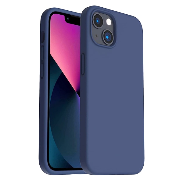 iPhone 14 - Stilsäkert Skyddande FLOVEME Skal ljusgrå