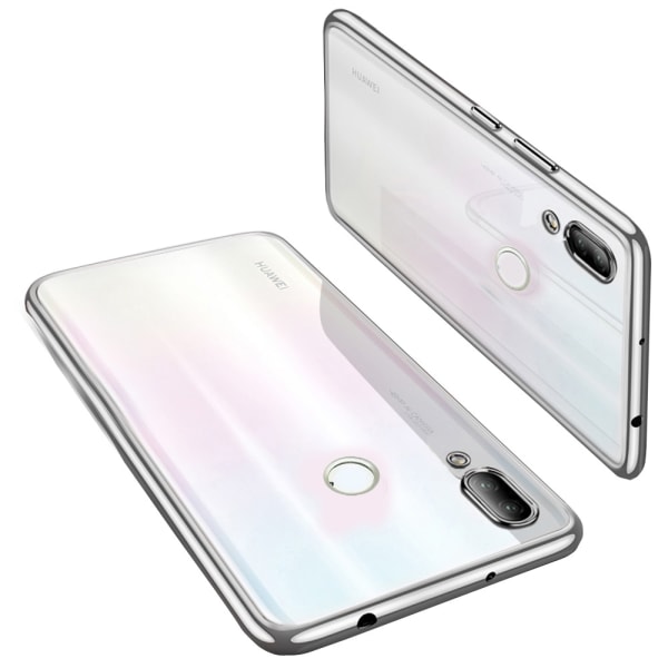 Huawei P Smart 2019 - Gjennomtenkt silikonbeskyttelsesdeksel Roséguld