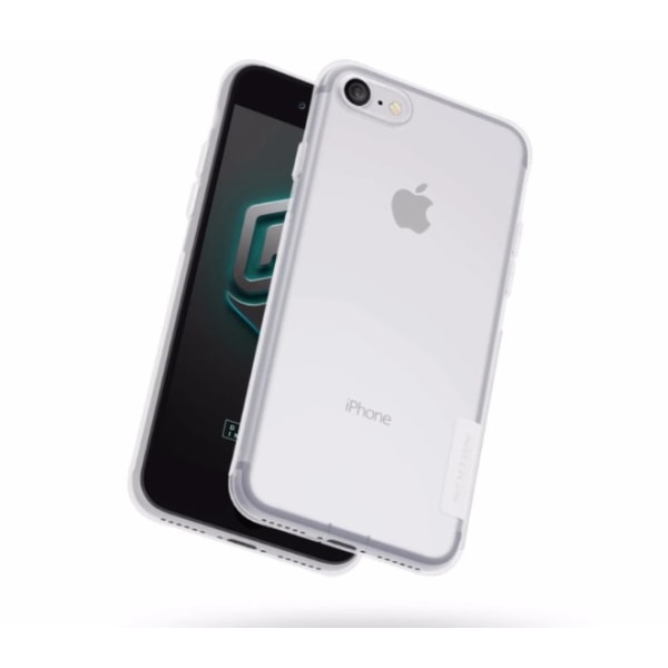 Käytännöllinen tyylikäs suojakuori iPhone 8 Plus (NILLKIN) Original -puhelimelle Genomskinlig