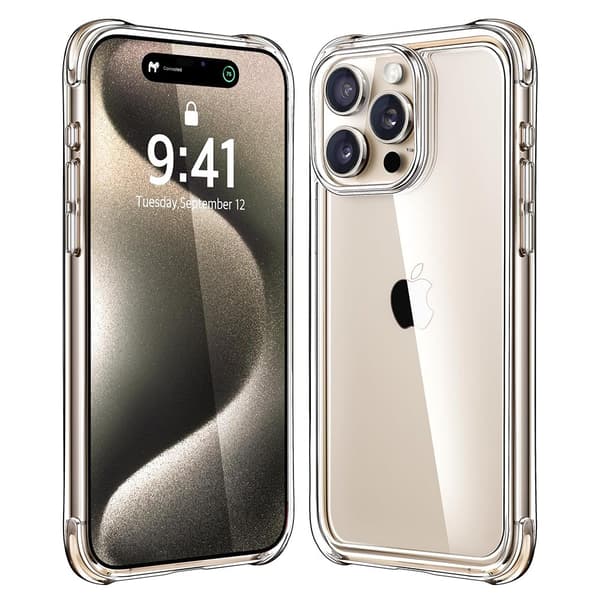 IPhone 15 pro - Smart Skyddsskal i silikon Rosa/Grön