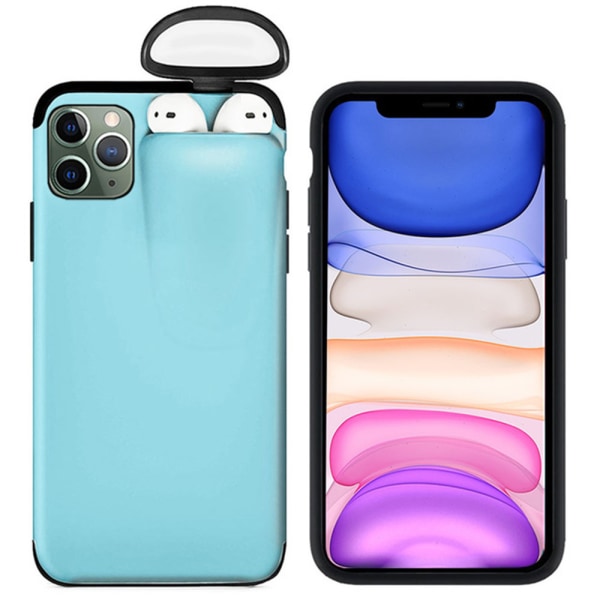 iPhone 11 Pro - Praktiskt Skyddsskal (HEAVY DUTY) 2-1 Lila Lila