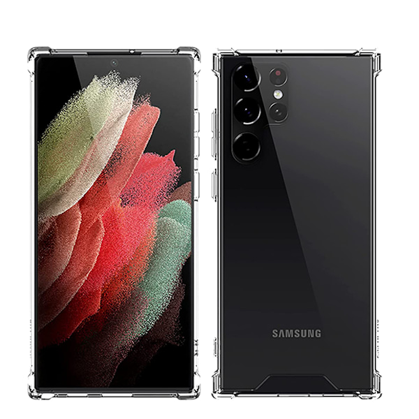 Samsung Galaxy S22 Ultra - Effektivt Skyddande Skal (Floveme) Blå/Rosa