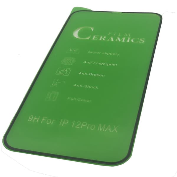 2-PACK iPhone 12 Pro Max Keramiskt Skärmskydd HD 0,3mm Transparent