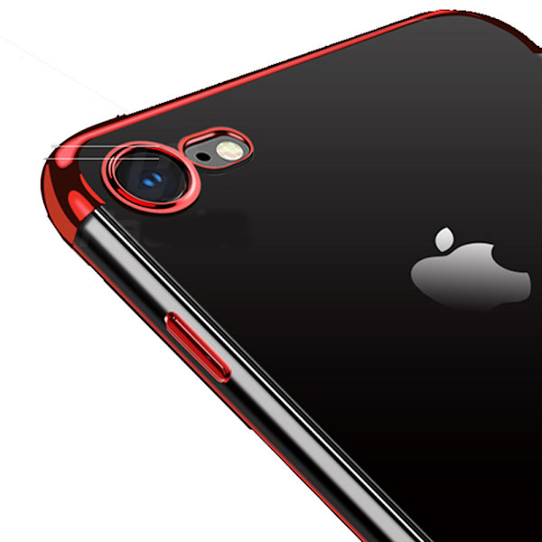 iPhone 7 - Snyggt Silikonskal i "metallfinish" från FLOVEME Guld