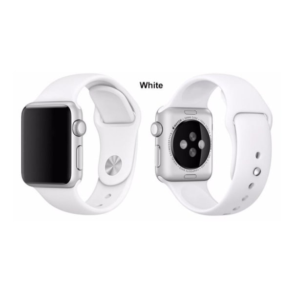 Apple Watch 42mm - Eksklusivt silikone armbånd LEMAN Høj kvalitet Soft Lila M