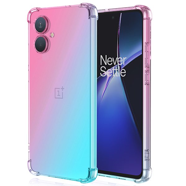 Oneplus Nord CE3 lite 5G - Skyddsskal i silikon Rosa/Grön