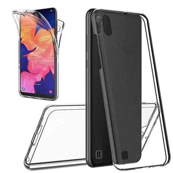 Dubbelsidigt Silikonskal - Samsung Galaxy A10 Transparent/Genomskinlig