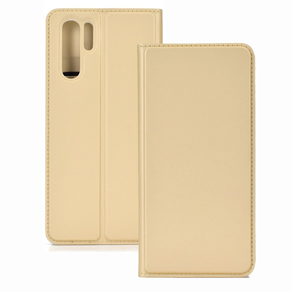 Huawei P30 Pro - Effektfullt Stilrent Plånboksfodral Guld Guld
