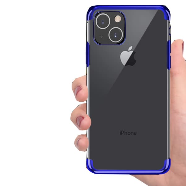 Tunt & Stötdämpande Skal kompatibelt med iPhone 13 Silver