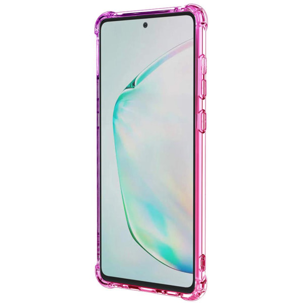 Samsung Galaxy A22 5G - Suojaava FLOVEME silikonikuori Rosa/Lila