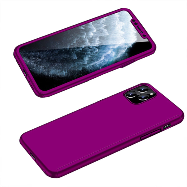 iPhone 11 Pro Max - Beskyttende dobbeltsidet cover (FLOVEME) Blå