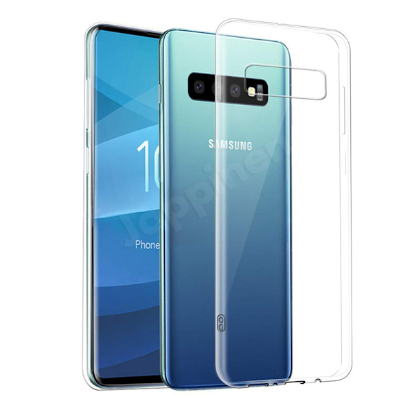 Skyddande Silikonskal - Samsung Galaxy S10 Plus Transparent/Genomskinlig