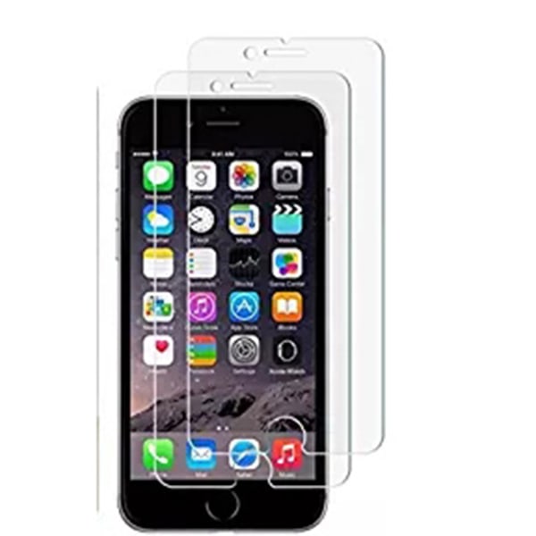 3-PACK iPhone 6/6S -standardin näytönsuoja HD 0,3 mm Transparent/Genomskinlig