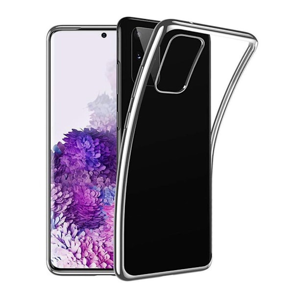 Silikonskal - Samsung Galaxy A71 Silver