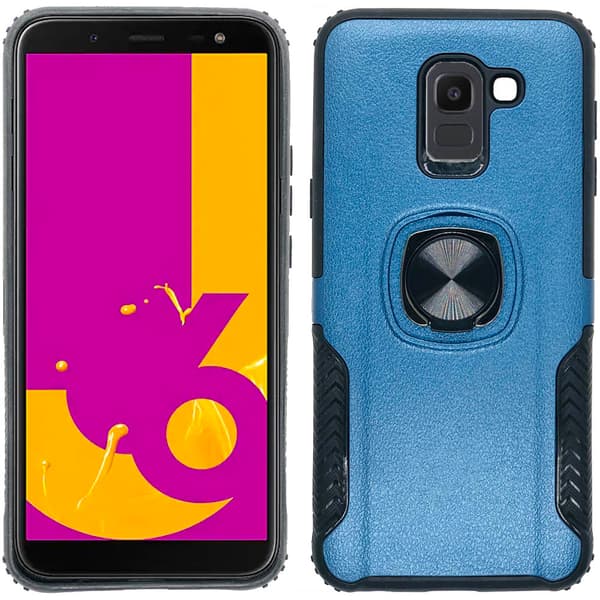 Samsung Galaxy J6 2018 - Skal med Ringhållare Guld Guld