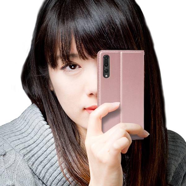 Hanman Plånboksfodral för Huawei P20 Pro Svart Svart