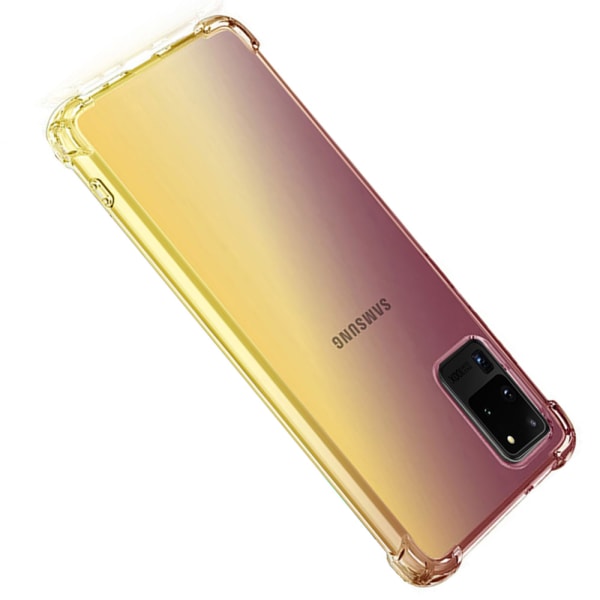 Silikonikotelo FLOVEME - Samsung Galaxy S20 Ultra Svart/Guld