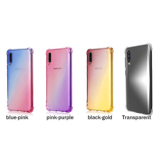 Kraftfullt Skyddsskal i Silikon - Samsung Galaxy A50 Transparent/Genomskinlig