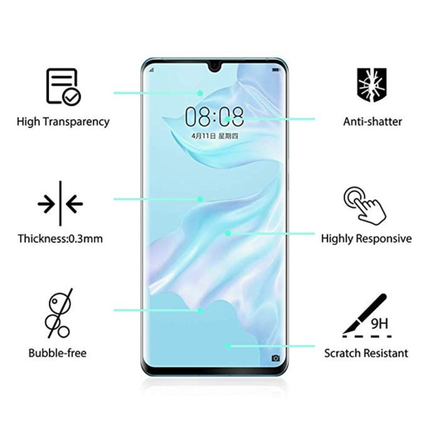 Huawei P30 Pro - Skärmskydd (HuTech) Transparent/Genomskinlig