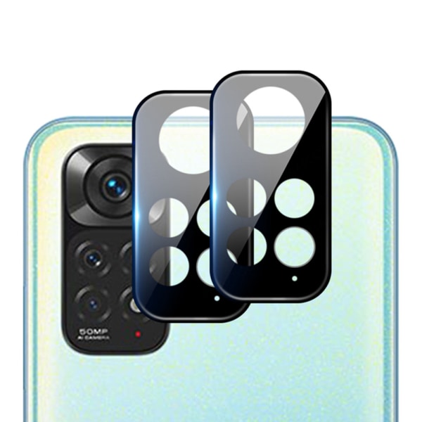 Redmi Note 11 2.5D Premium kamera linsecover (2-pak) Transparent