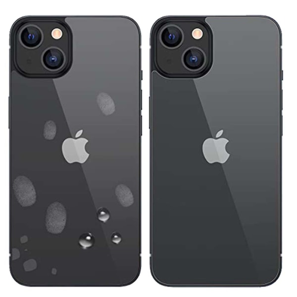 2-PACK 3-in-1 iPhone 13 Fram- & Baksida + Kameralinsskydd Transparent