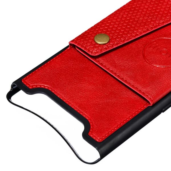 Samsung Galaxy A80 - Professionelt stilfuldt cover med kortrum Mörkblå