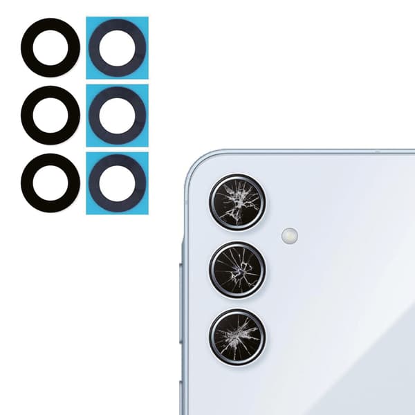 Samsung Galaxy A55  Kameraskydd med hög optisk transparens