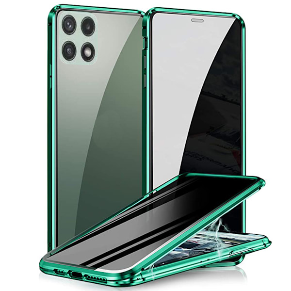 Samsung Galaxy A22 5G - Smart Dubbelsidigt Magnetiskt Skal Svart