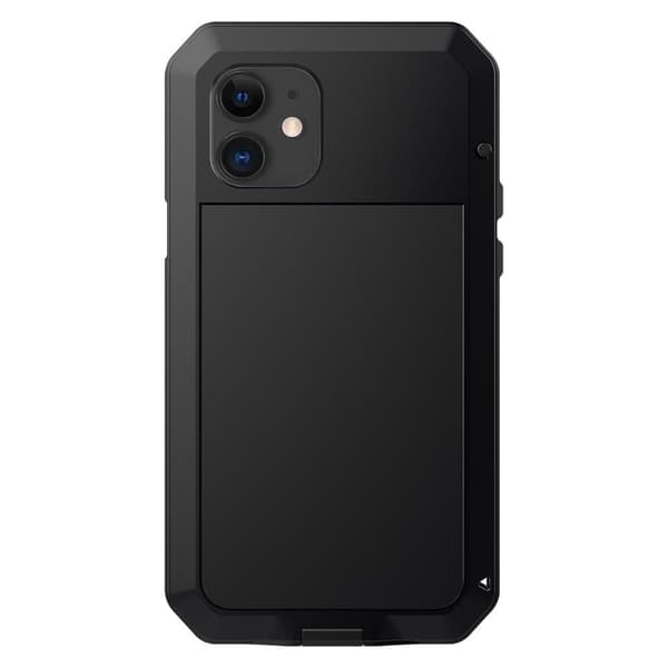 iPhone 12 Pro Max - Skyddande Heavy Duty Aluminium Skal Silver