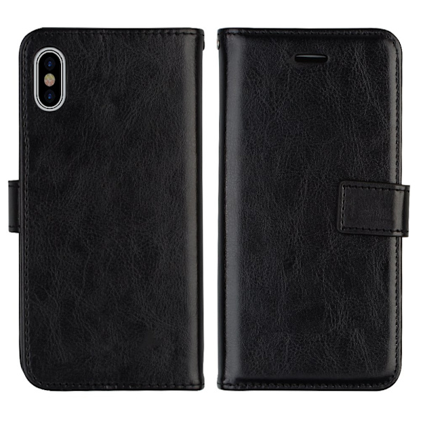 iPhone X/XS - Elegant lommebokdeksel (Jensen) Brun