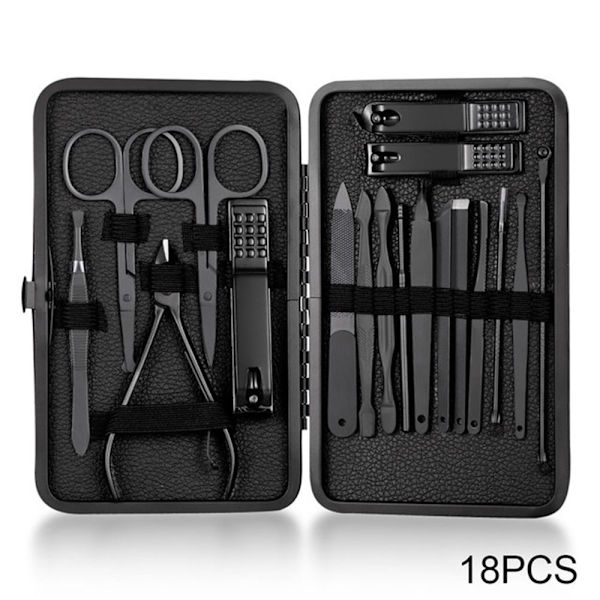 Praktiskt Slittåligt Manikyr/Pedikyr Kit 7-Pack