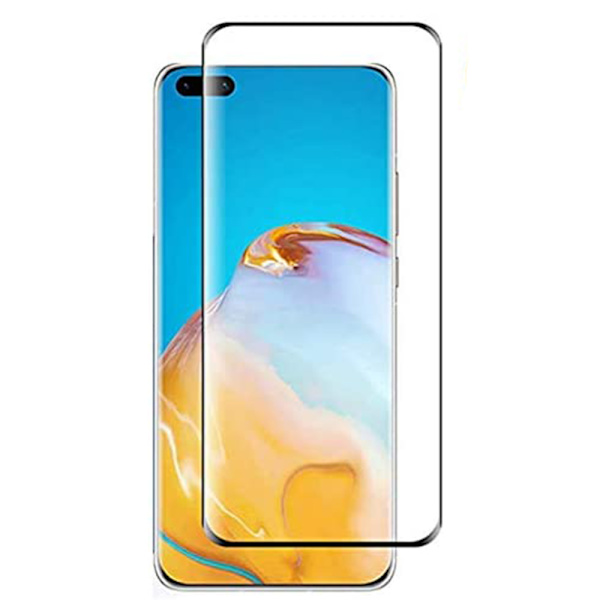 Huawei P40 Pro 2-PACK Mjukt Skärmskydd 3D PET 9H 0,2mm Svart