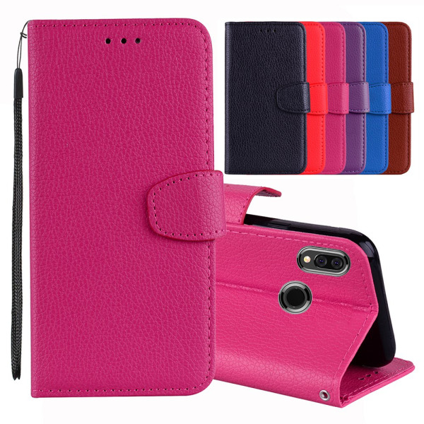 Huawei P20 Pro - fleksibelt deksel med lommebok Rosa