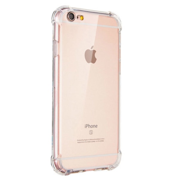 iPhone 7 - Profesjonelt beskyttende silikondeksel (FLOVEME) Svart/Guld