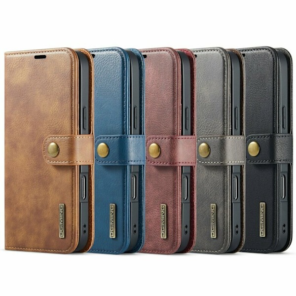 iPhone 13 Pro Max - Flexibelt Premium Wallet Case Grå