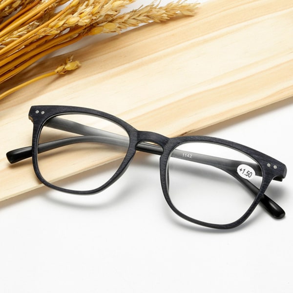 Stilrena Praktiska Läsglasögon med Styrka Grå +3.5