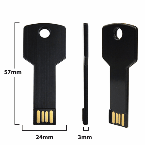 USB 2.0 Flashminne 16GB Svart