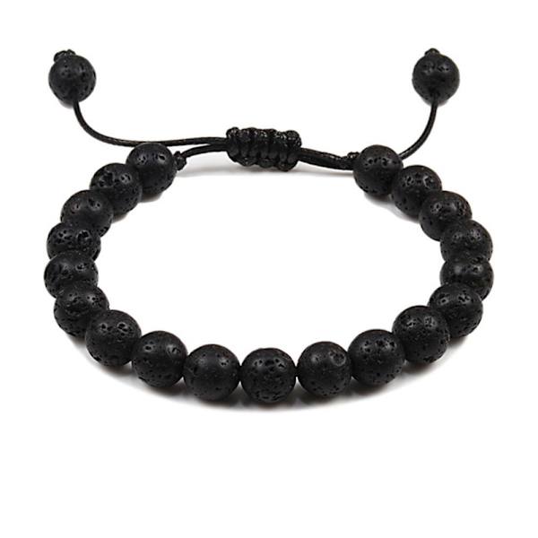 Stilsäkert Hållbart Stenkulors Armband Black Pine Red
