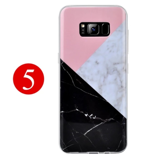 Galaxy s8 -  Marmorm�nstrat Mobilskal flerfärgad 7